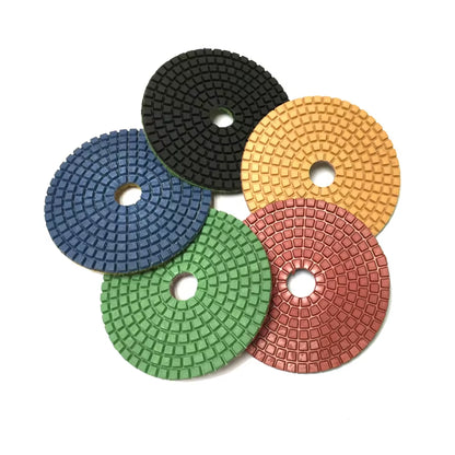 10 Pcs/Lot 4 Inch/100Mm Wet Polishing Pads/Granite Polishing Pads /Diamond Polishing Pad for Marble Diamond Tools (4DS1)