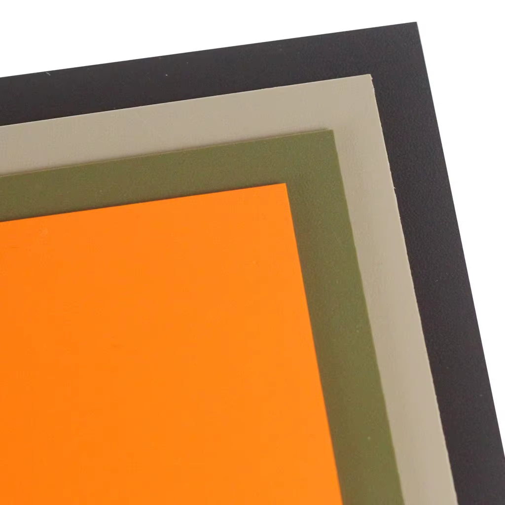 1.5Mm Black Sand Army Green Orange Kydex Sheet Thermoplastic for DIY Sheath Holster Tool Parts