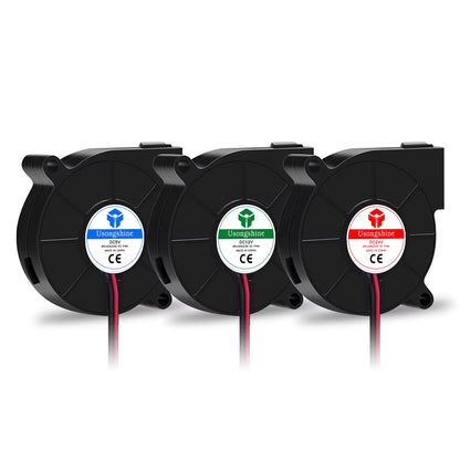 5015/5010/4020/4010/3010 5V/12V/24V Cooling Turbo Fan Brushless 2Pin for 3D Printer Extruder DC Cooler Blower Part Plastic Fans