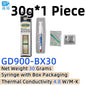 Net Weight 1/3/7/15/30 Grams Gray 900 Thermal Conductive Grease Paste Plaster Heat Sink Commpound for CPU LED SSY BAS BR BX CB