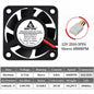 2Pcs  DC 24V 12V 5V 40Mm X 40Mm X 10Mm 2-Pin Ball Bearing Computer PC Case Cooling Fan 4010
