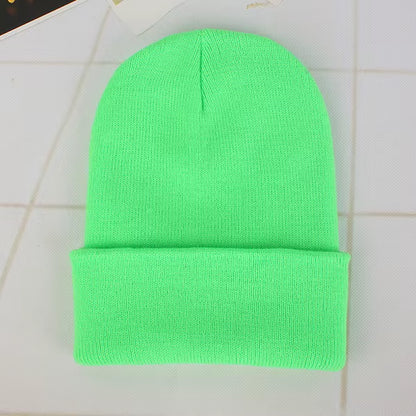 Solid Color Winter Hats for Woman New Beanies Knitted Cute Hat Girls Autumn Female Beanie Caps Warmer Bonnet Ladies Casual Cap