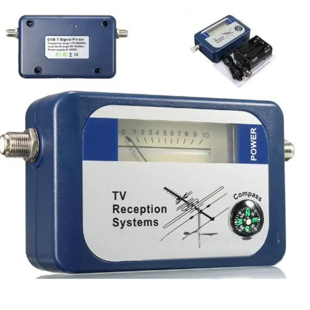 DVB-T Digital TV Antenna Detector Antenna Ground Signal Meter Receiving System Hand Tools Power Tool Accessories