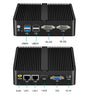 XCY Fanless Mini PC  Celeron J6412 N5105 2X Gbe LAN 2X RS232 HDMI VGA Wifi 4G LTE Windows 10 Linux Industrial Computer