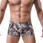 Men Sexy Underwear Boxers Man Underpants Military Boxer Shorts U Convex Pouch Underpants Camouflage Panties Trunks