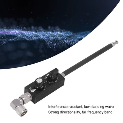 Full Band Tuned Antenna QRP HF Antenna QRP Shortwave Antenna HF Full Band Tuned FM Aviation UV for Reception