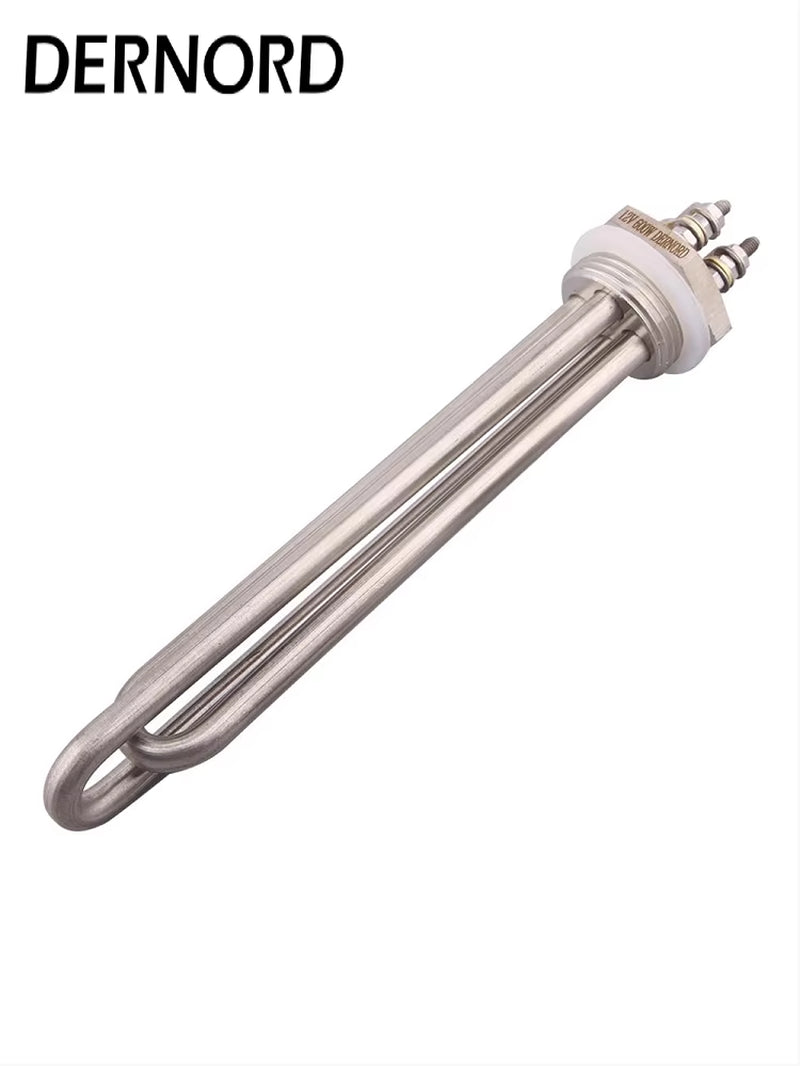 DN25 Immersion Tubular Electric Heater 12V 24V 36V 48V 300W 600W 900W 1200W 1500W 304SS Solar DC 1 Inch Water Heating Element