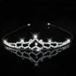 Princess Crystal Tiaras and Crowns Headband Kid Girls Love Bridal Prom Crown Wedding Party Accessiories Hair Jewelry