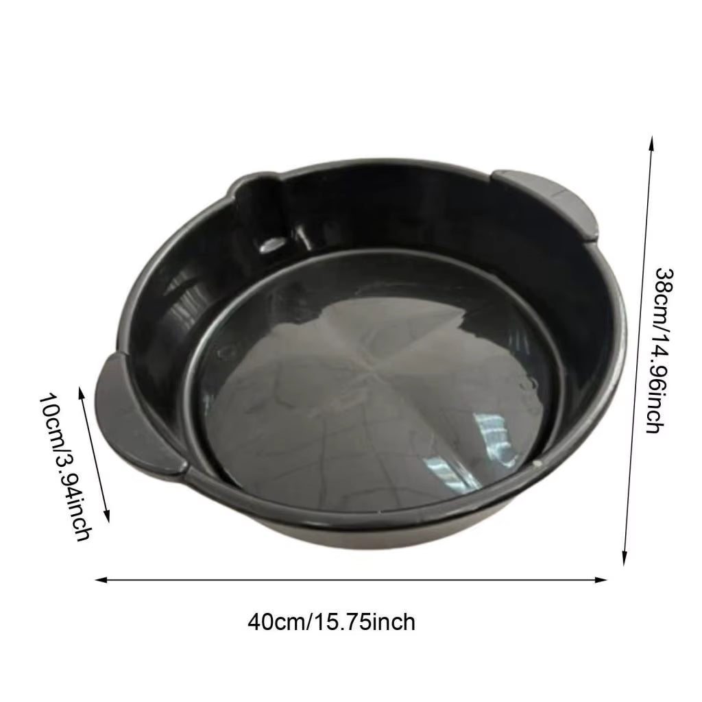6/8/10L Oil Receiving Basin Oil Change Drain Pan Cleaning Oil Drain Container Leakproof for Car Motorcycle Auto Repair Tool