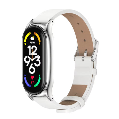 Strap for Mi Band 10 9 8 7 6 5 4 3 Bracelet Silicone Wristband for Xiaomi Mi Band 8 Metal Strap for Mi Band 7 Watchband Leather