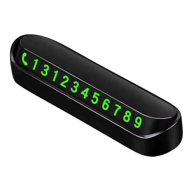 Car Phone Number Card Temporary Parking Card Plate Telephone Number Car Park Stop Automobile Accessories Car-Styling