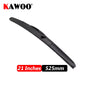 Car Wiper Blade Universal U Hook Type 14"16"17"18"19"20"21"22"24"26" Windscreen Windshield Rubber Hybrid Auto Wipers Accessories