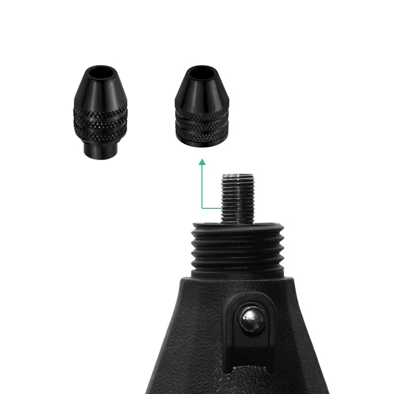 Chuck for Tools M7X0.75 M8X0.75 Chuck Universal Mini Grinding Chuck 0.3 X3.2 Mm Collet Adjustable Electric Grinding