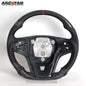 Car Steering Wheel Fit for Chevrolet Camaro 2012 2013 2014 2015 Customized Carbon Fiber Steering Wheel Perforated Leather