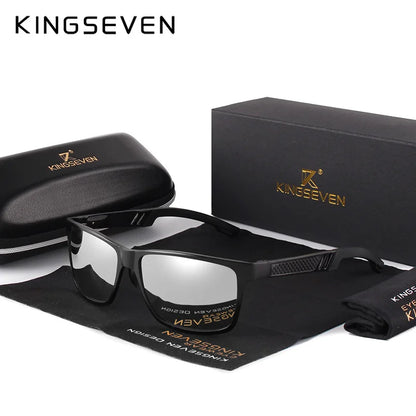 Men Polarized Sunglasses Aluminum Magnesium Sun Glasses Driving Glasses Rectangle Shades for Men Oculos Masculino Male