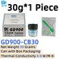 Net Weight 1/3/7/15/30 Grams Gray 900 Thermal Conductive Grease Paste Plaster Heat Sink Commpound for CPU LED SSY BAS BR BX CB