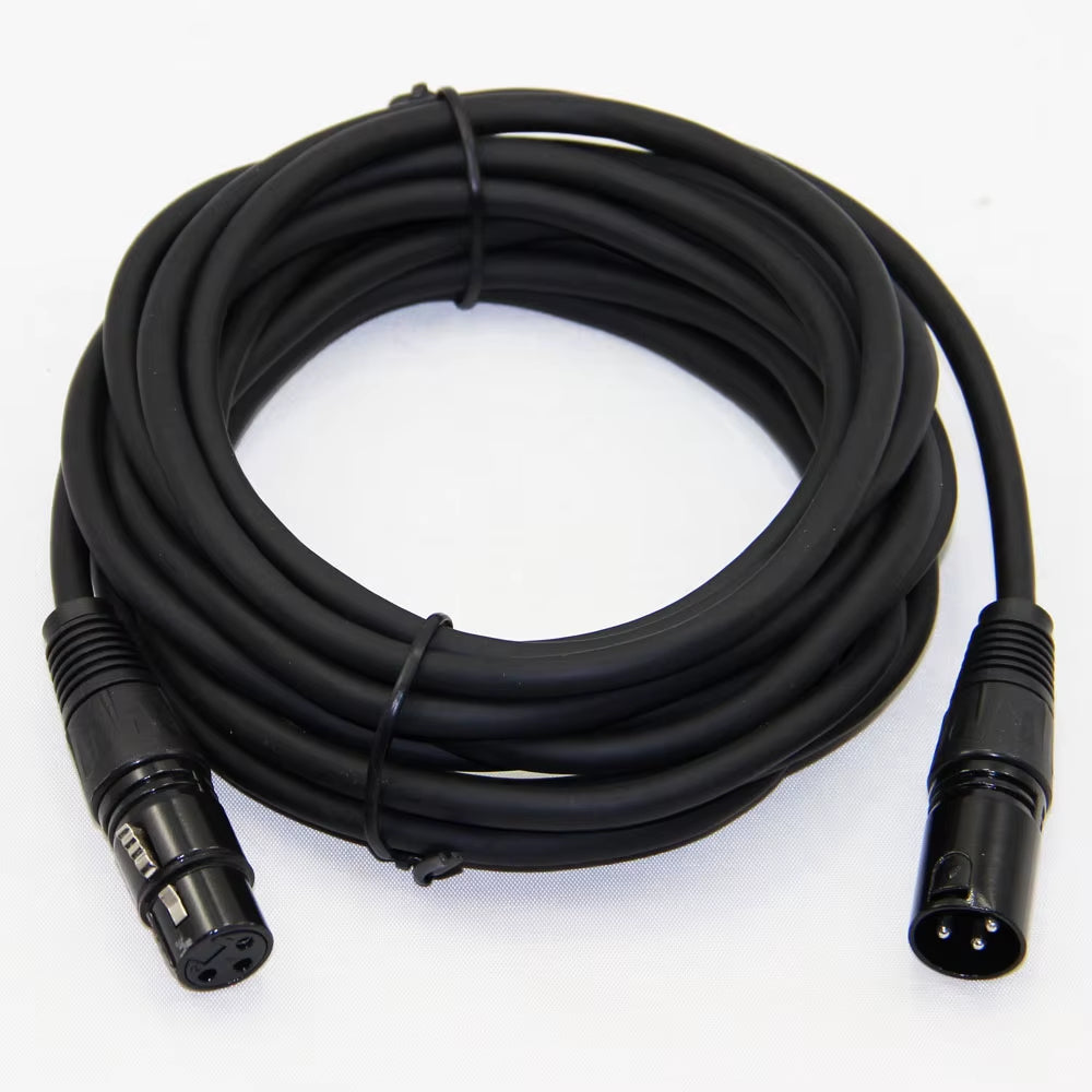 XLR Cable Male to Female M/F OFC Audio Cable Shielded for Microphone Mixer 1M 1.8M 3M 4.5M 5M 6M 7.6M 10M 15M 20M