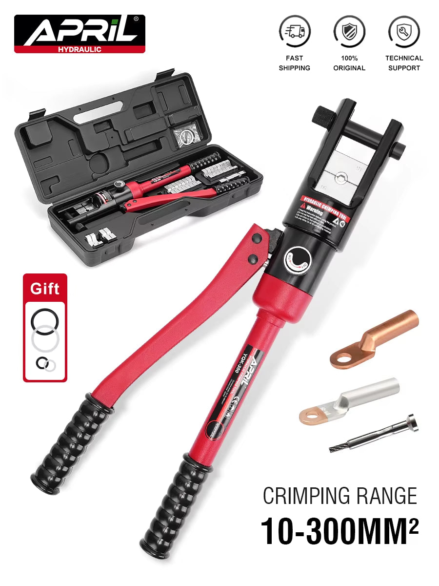 Hydraulic Crimping Tool YQK-300 Crimping Range 10-300Mm² Copper and Aluminum Terminal Compression Tool Wire Rope Crimper