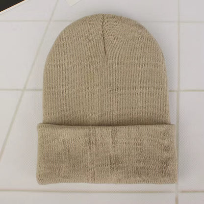 Solid Color Winter Hats for Woman New Beanies Knitted Cute Hat Girls Autumn Female Beanie Caps Warmer Bonnet Ladies Casual Cap