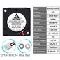 2 Pieces  DC 5V 12V 24V 30X30X10Mm Sleeve Dual Ball 1 Inch Small Mini Blower Cooling Fan 30Mm X 10Mm 3Cm 3010 3D Printer
