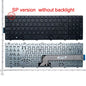 US/UK/SP Keyboard for Dell Inspiron 15 3000 5000 3541 3542 3543 5542 3550 3560 3551 3552 3559 3565 3567 3558 5545 5547 5566 5748