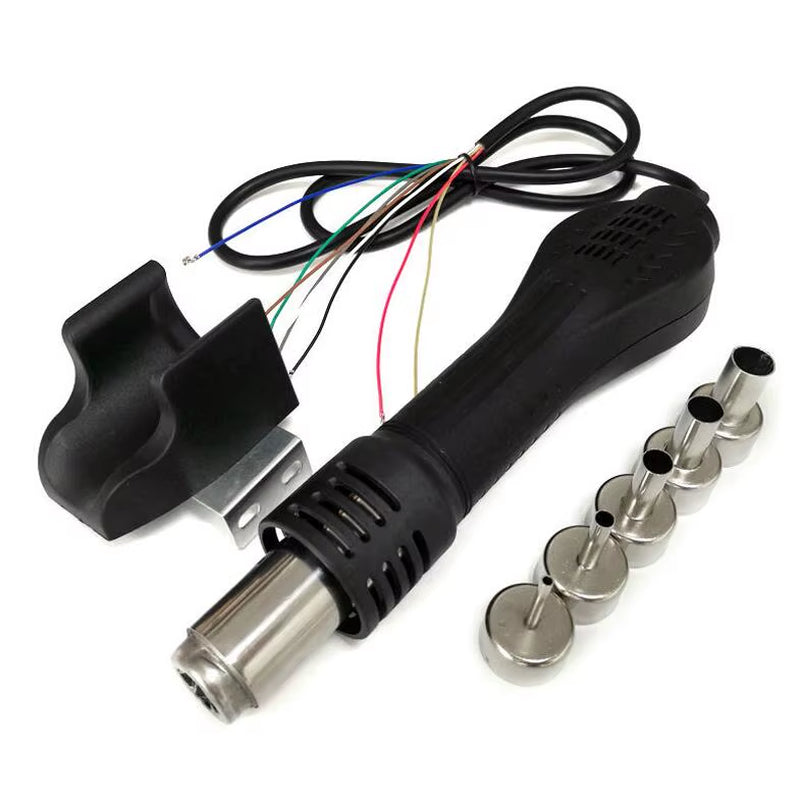 Heat Gun Hot Air Hair Dryer Soldering Hairdryer Gun Handle for 858 858D 8858 8586 878 BGA Rework Solder Station Desoldering Tool