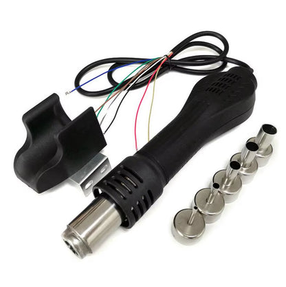 Heat Gun Hot Air Hair Dryer Soldering Hairdryer Gun Handle for 858 858D 8858 8586 878 BGA Rework Solder Station Desoldering Tool