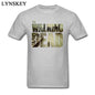 The Walking Dead Funky T-Shirt Man'S Short Sleeve Cotton Teeshirt Customized Boyfriend'S Top Cool Black