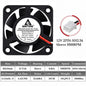 2Pcs  DC 24V 12V 5V 40Mm X 40Mm X 10Mm 2-Pin Ball Bearing Computer PC Case Cooling Fan 4010