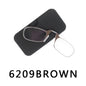 Nose Clip Reading Glasses Man High Quality Men Portable Foam Nose Glasses for Seniors Transparent Eyeglasses with Case