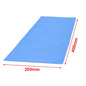 New 6.0 W/Mk Conductive GPU CPU Heatsink Cooling Silicone Pad 100Mm*100Mm*1Mm Thermal Pad High Quality