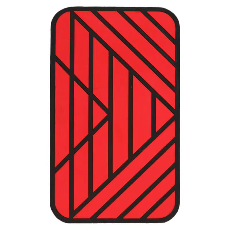 Car Main Driver Heel Pad Auto Brake Foot Pedal Floor Mat Anti-Slip Wear-Resistant PVC Footrest Plate Heel Pad for Car Driving