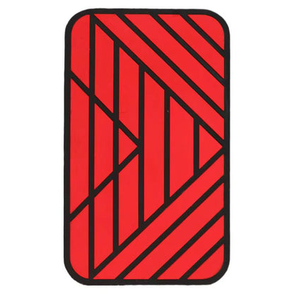 Car Main Driver Heel Pad Auto Brake Foot Pedal Floor Mat Anti-Slip Wear-Resistant PVC Footrest Plate Heel Pad for Car Driving