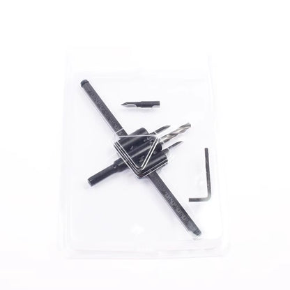 LUBAN Adjustable Metal Wood Circle Hole Saw Drill Bit Cutter Kit DIY Tool 30Mm-120Mm Black Alloy Blade 30Mm-200Mm 30Mm-300Mm