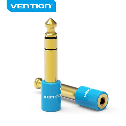 6.5Mm to Jack 3.5Mm Microphone Audio Plug for Amplifier Electric Guitar Adapter Aux Cable 3.5 Jack 6.35 Converter 2Pcs