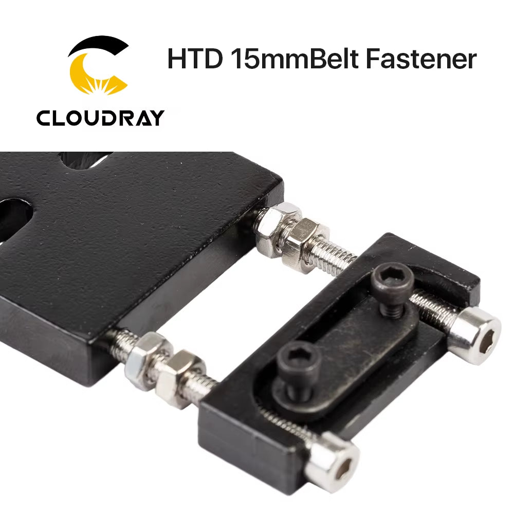 Belt Fastener for Width 15MM Open-Ended Timing Belt Transmission Belts for X/Y Axis Hardware Tools Machine Parts
