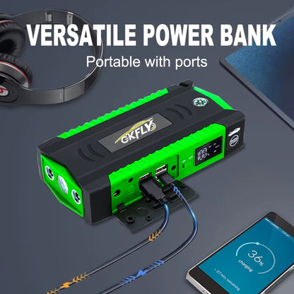 5000A Car Jump Starter 74Wh Power Bank Car Battery Booster Charge 12V Starting Device Petrol Diesel Car Starter Buster