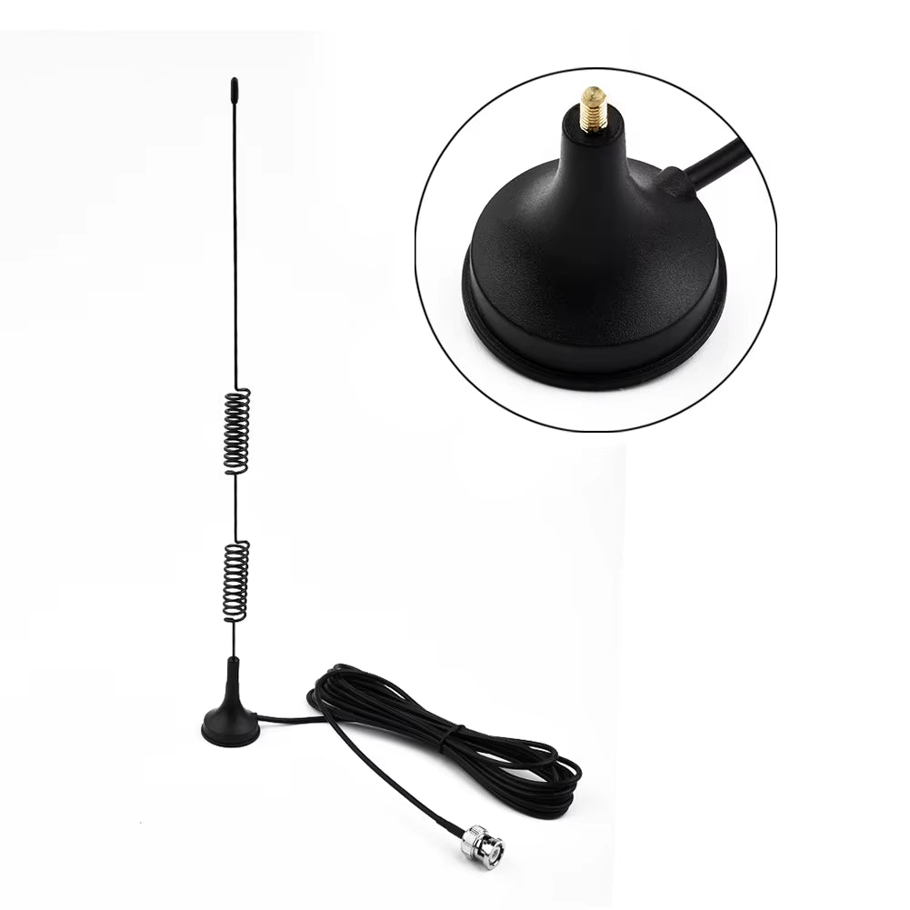 1X Antenna VHF UHF Ham Radio Antenna Amateur Radio Mobile Radio Scanner Antenna BNC Car Electronic Radio Wireless Antenna