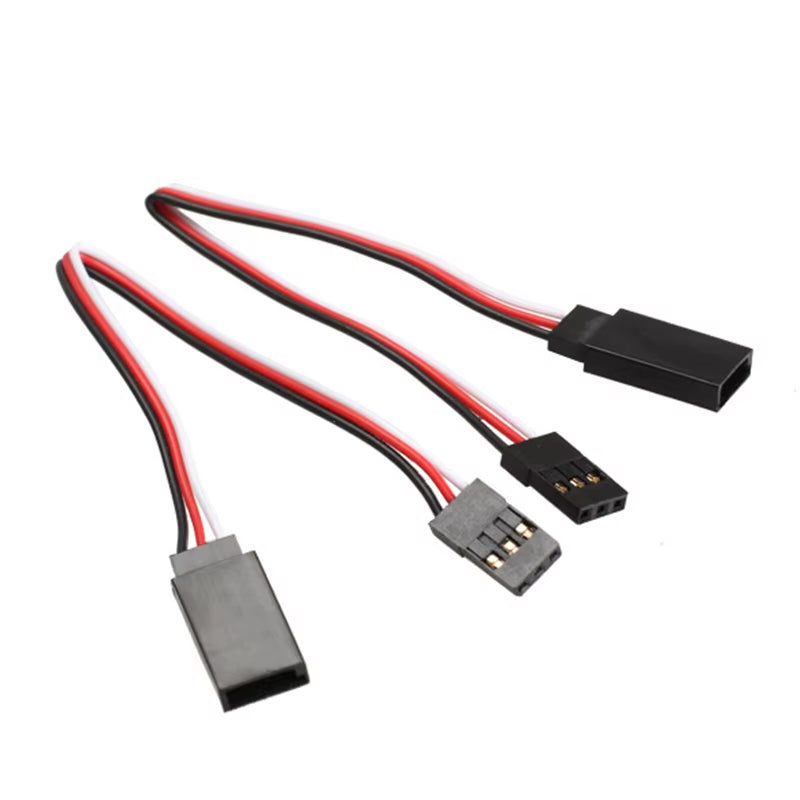 10Pcs/Lot 10Cm 15CM 30CM 50CM 100CM RC Servo Extension Cord Cable Wire 150Mm Lead JR Wholesale