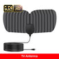 8K 4K TV Antenna for Global Digital TV 1080P 25DB High Gain Booster HD for RV Outdoor Car Antenna Indoor TV Free Channel