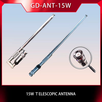 GD- Antenna 15W Transmitter Telescopic Antenna or Adapter or 50W 1/4 Wave Antenna