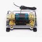 Car Fork Bolt Audio Transparent Fuse Holder Insurance Inner Container Insurance Box with Digital Display Insurance Either