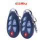 433Mhz or 868Mhz PB-403R Remote Control Arm Disarm Home Arm SOS 6 Key Function Wireless Alarm Remote Keyfob