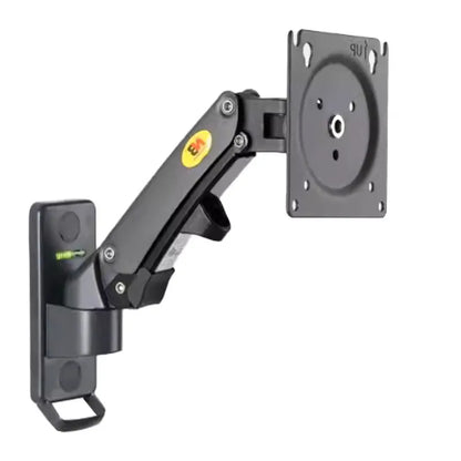 NB F120 17-27" Gas Spring Full Motion TV Wall Mount Bracket LCD Monitor Stand Aluminum Arm Bracket Silver 360 Rotate