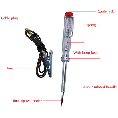 Car Practical Electrical Probe Car Battery Tester Storage Test Pencil Car Modification Repair Special Test Pen Car Repair Tools