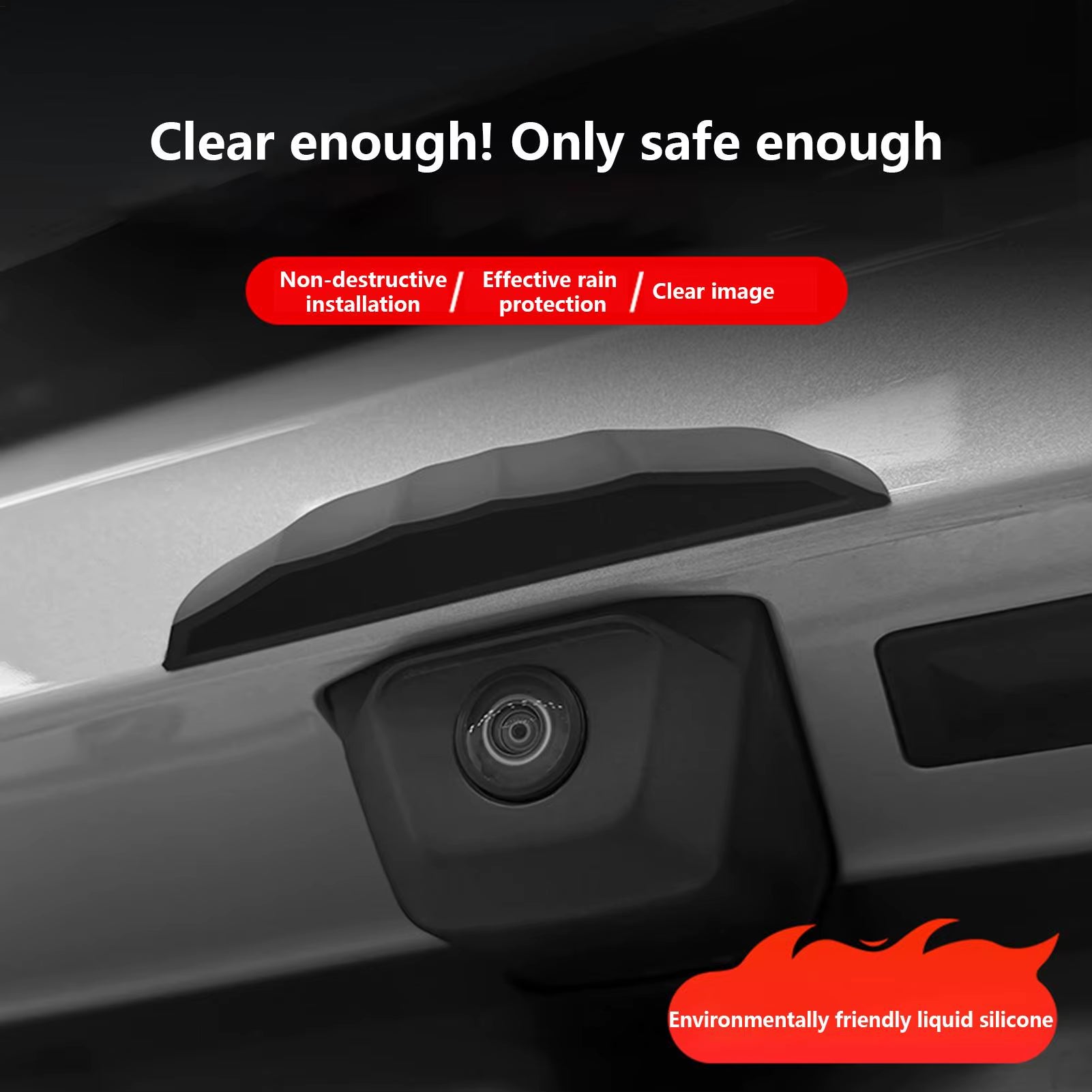 Car Rear Camera Rain Cover Automobile Rear Camera Rain Shield Waterproof Protection Protector Car Accessories for Daily Driving
