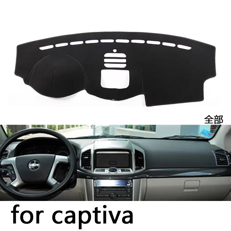 Car Dashboard Covers Mat Shade Cushion Pad Carpets Accessories for Chevrolet Captiva 2010-2017 Left Hand Drive