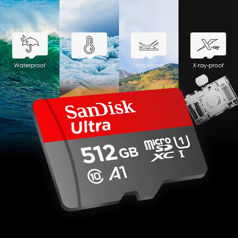 Original  Micro SD Card C10 32GB 64GB 128GB 256GB 512GB up to 150Mb/S Microsd Memory Card 1TB A1 Flash TF Card for Phone
