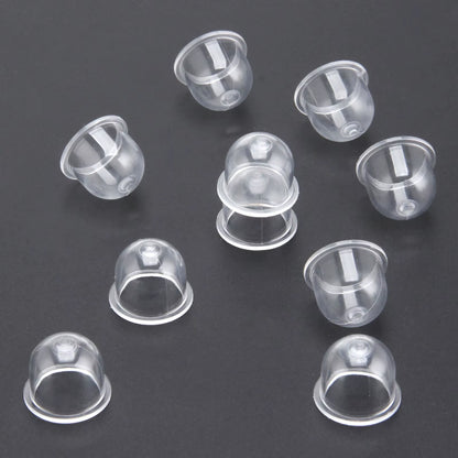 10Pcs 19Mm Carburetor Spare Parts Carb Primer Bulbs Cap Small Fuel Pump for Chainsaw Blower Trimmer Brushcutter OD*ID*H=19*14*15