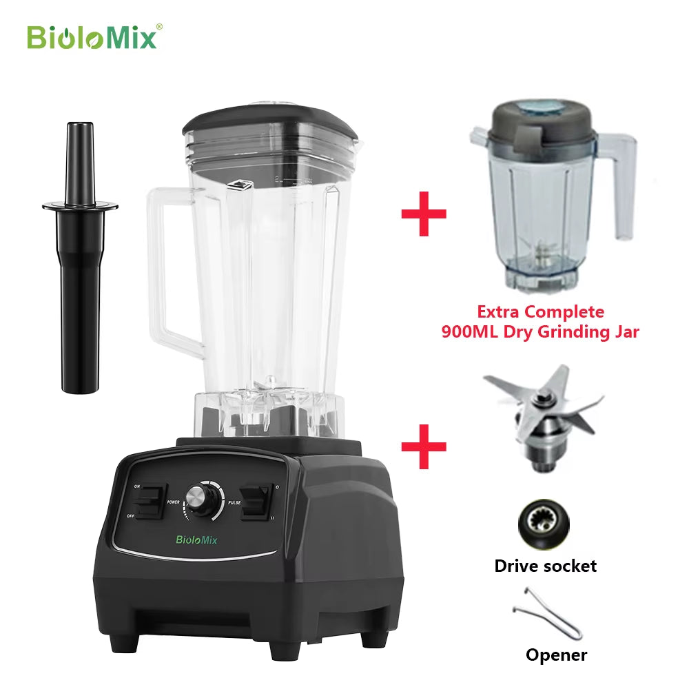 BPA Free 3HP 2200W Heavy Duty Grade Blender Mixer Juicer High Power Food Processor Ice Smoothie Bar Fruit Blender